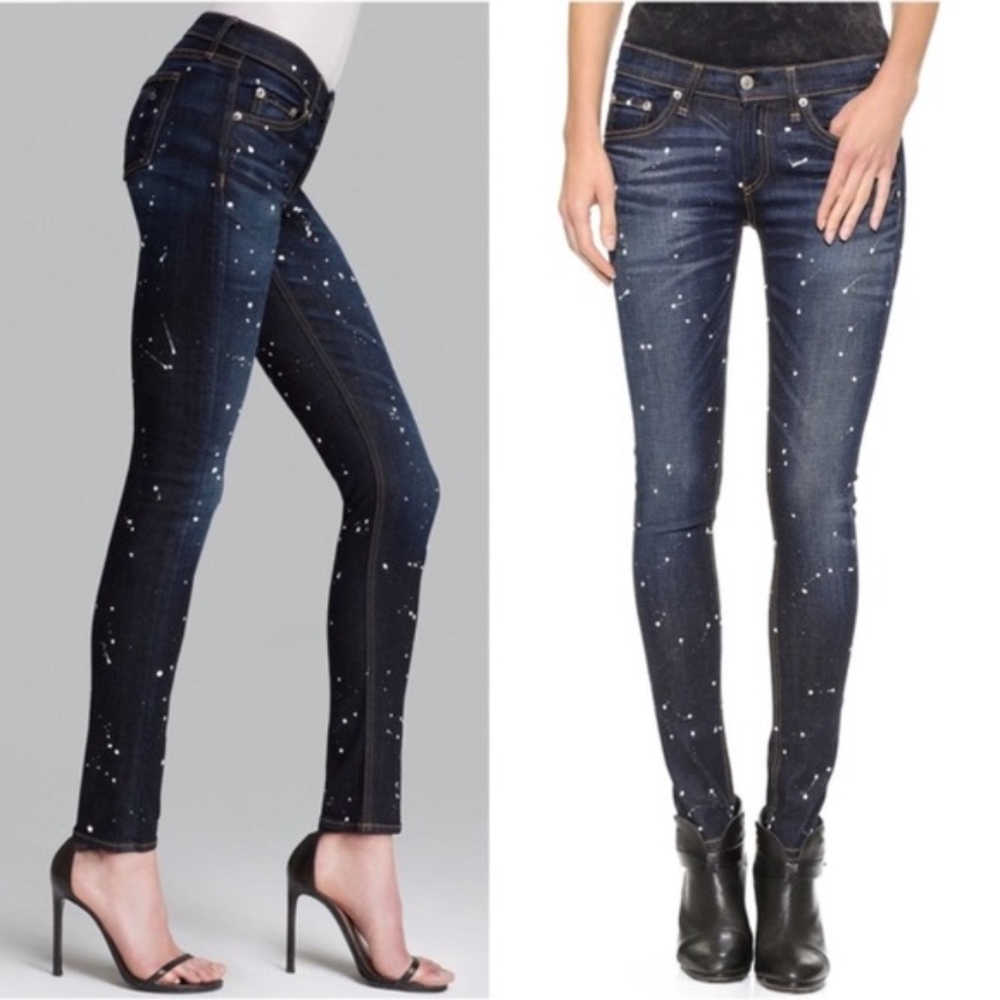 rag & bone anfield splatter jeans